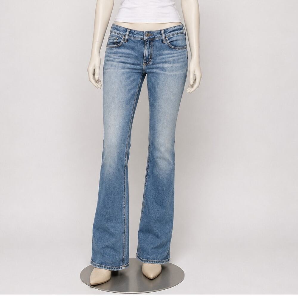 Silver Jeans Avery Straight Leg Women’s  w 36 L30 Light Wash Stretch Denim Jeans